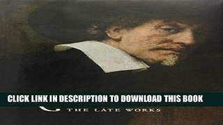 Best Seller Rembrandt: The Late Works (National Gallery London) Free Download