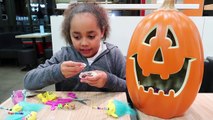 Giant Halloween Pumpkin Toy Surprise - McDonalds Happy Meal - Disney Toys - Shopkins Surprise Eggs