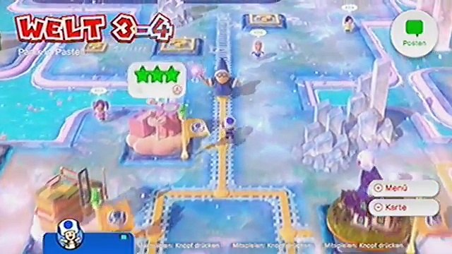 Lets Play Super Mario 3D World [Toad-Challenge] Part 5: Super Mario 3D World Kart :3