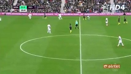 Sergio Agüero Goal West Bromwich 0 1 Manchester City