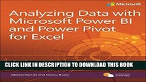 [FREE] EBOOK Analyzing Data with Power BI and Power Pivot for Excel (Business Skills) ONLINE