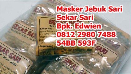 0812 2980 7488 (Telkomsel), Khasiat Masker Jebuk Sari