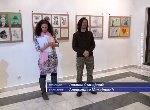 Otvorena godišnja izložba Likovne škole u Negotinu, 29. oktobar 2016. (RTV Bor)
