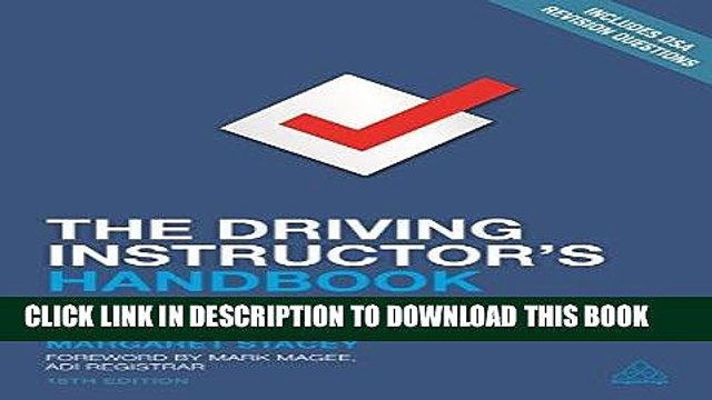 Best Seller The Driving Instructor s Handbook Free Read