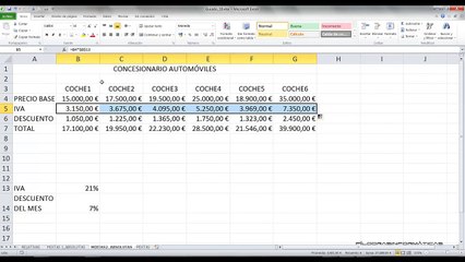 Curso Excel 2010 Básico Video 11 Referencias mixtas, 3D y 4D