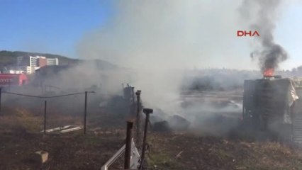 Edirne Çöp Yakmak Isterken Çiftliği Yaktılar