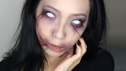 Creepy Zombie Girl Halloween Makeup Tutorial