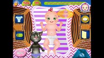 Talking Tom Cat and Baby Care games new Talking Angela And Tom Cat Babies Baby Game Talking tom cat