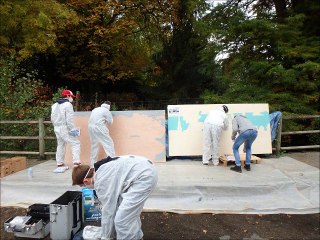 Atelier Graff à l'accueil jeunes de Montbazon
