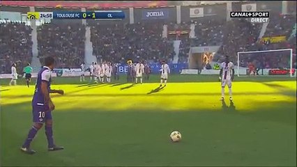 1-1 Christopher Jullien Goal HD - Toulouse 1-1 Lyon - 29.10.2016