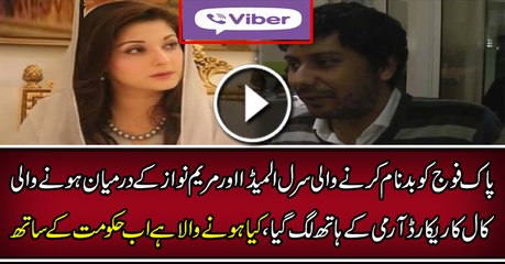 9 Viber Calls between Maryam Safdar and Almeida before publishing the fake story