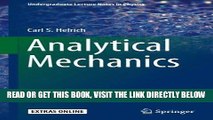 [READ] EBOOK Analytical Mechanics (Undergraduate Lecture Notes in Physics) BEST COLLECTION