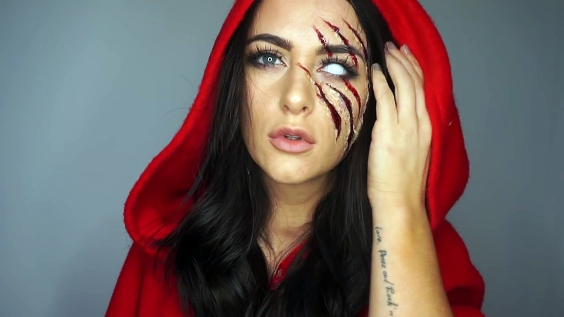 Red Riding Hood Halloween Makeup Tutorial - video Dailymotion