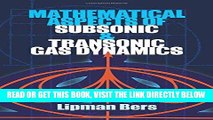 [READ] EBOOK Mathematical Aspects of Subsonic and Transonic Gas Dynamics (Dover Books on Physics)
