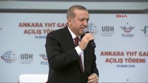 Ankara Cumhurbaşkanı Erdoğan, Hızlı Tren Garı Açılış Töreninde Konuştu