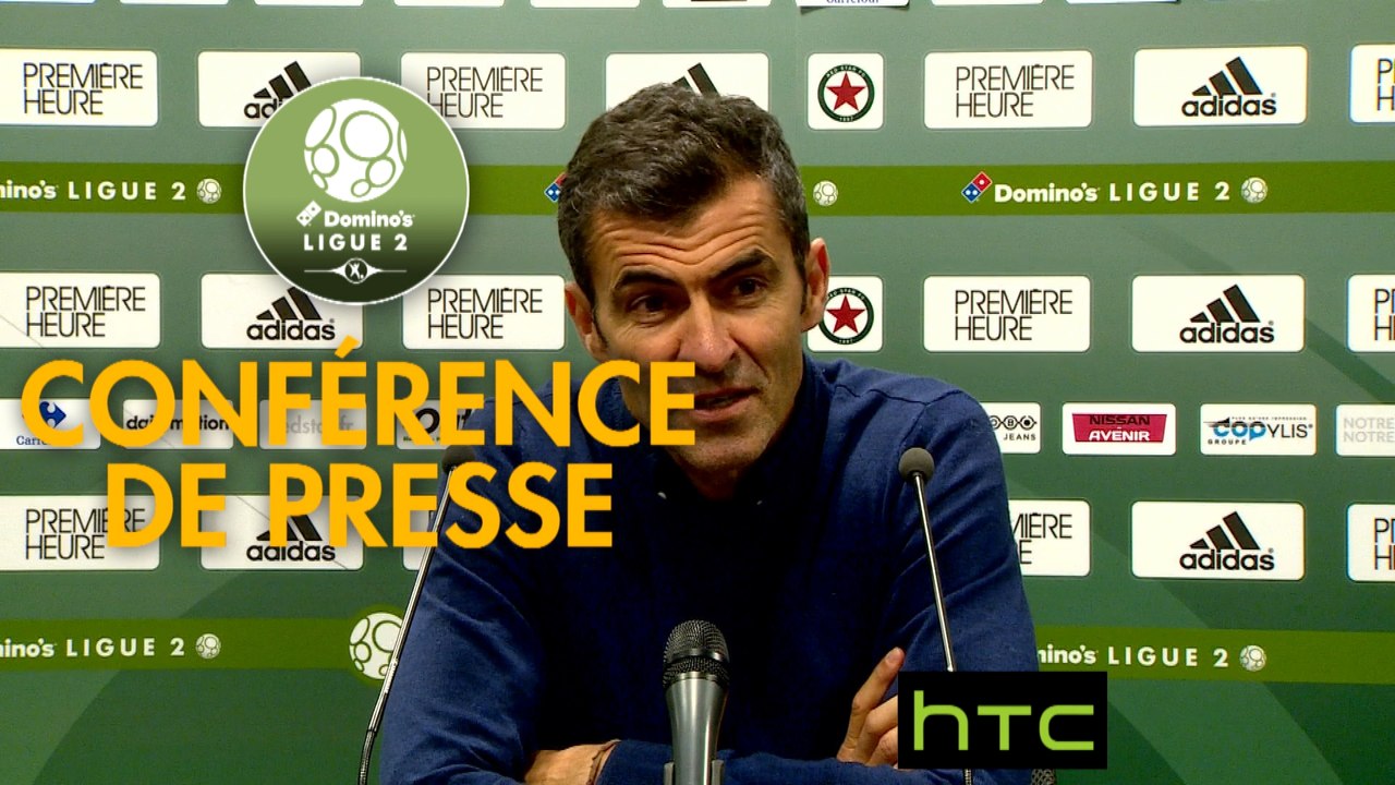 Conférence de presse Red Star  FC - Tours FC (3-1) : Rui ALMEIDA (RED) - Fabien MERCADAL (TOURS) - 2016/2017