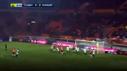 1-0 Zargo Toure Goal HD - Lorient vs Montpellier - 29.10.2016
