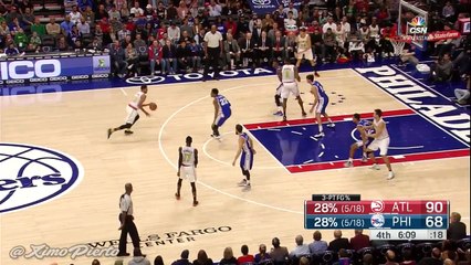 Thabo Sefolosha's Smooth Spin Cycle Layup _ Hawks vs Sixers _ October 29, 2016 _ 2016-17 NBA Season
