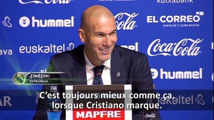 10e j. - Zidane : "C'est toujours mieux lorsque Ronaldo marque"