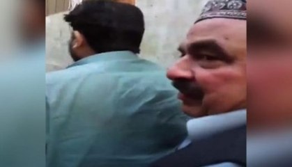 Sh Rasheed on Bike Tezabi Totay Punjabi Totay 2016