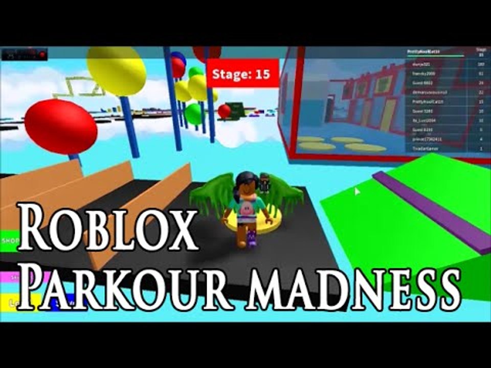 Roblox Obby Parkour Madness Video Dailymotion - how to parkour in roblox