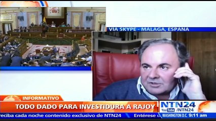 “Se ha conseguido acabar con estos diez meses de desgobierno en España”: analista político sobre investidura de Rajoy