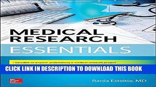 [BOOK] PDF Medical Research Essentials New BEST SELLER