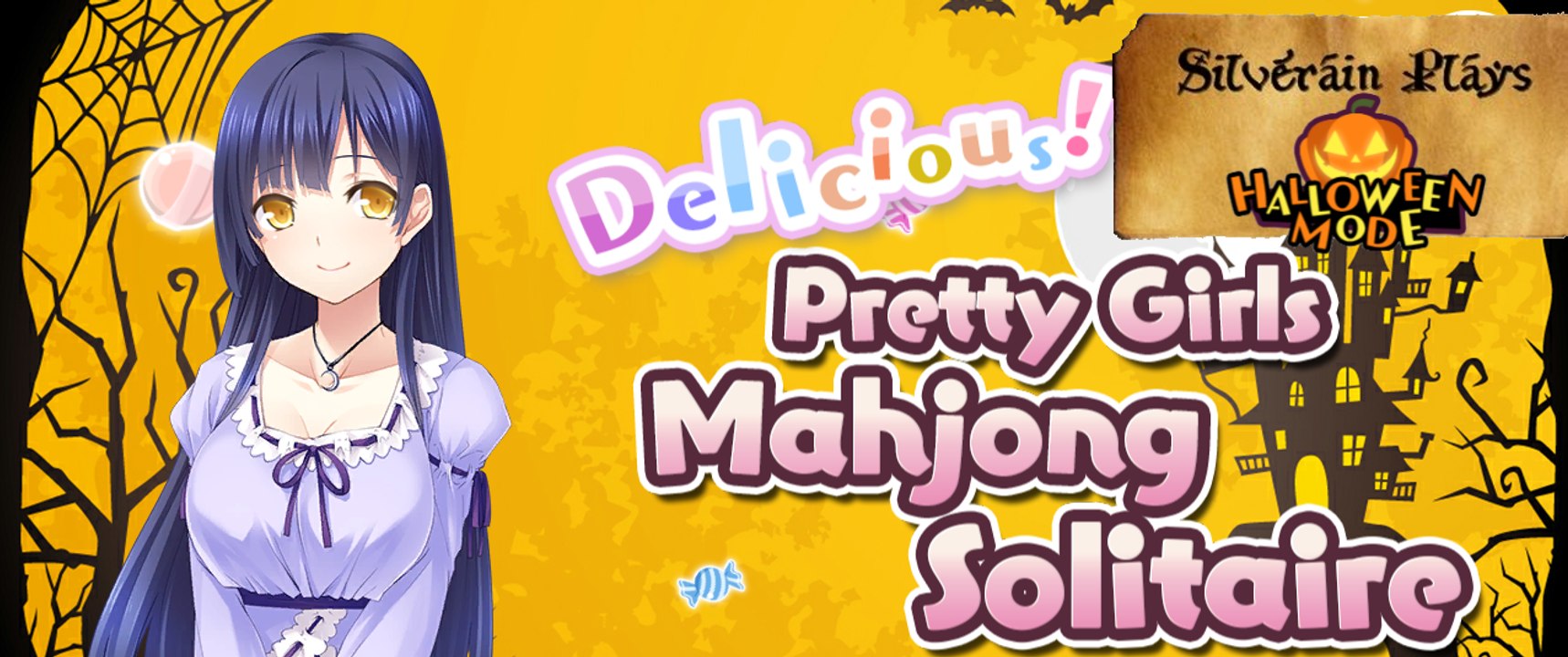 Silverain Reviews: Delicious Pretty Girls Mahjong Solitaire: Halloween Update