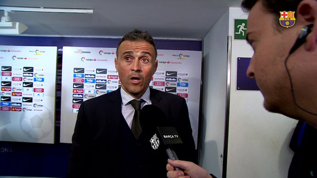 Luis Enrique: “Me ha gustado la actitud del equipo”