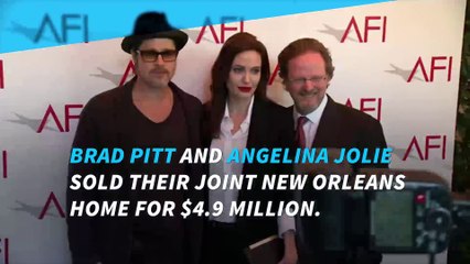 Brad Pitt and Angelina Jolie sell their New Orleans home for $4.9 Million