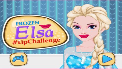 Permainan Frozen Elsa Lip Challenge - Play Frozen