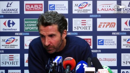 Bayonne - Racing 92 : La réaction de Vincent Etcheto
