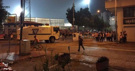 Adanaspor Taraftarları Kendi Aralarında Tartıştı, Araya TOMA Girdi