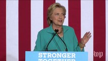 Clinton calls FBI letter on new emails 'pretty strange' and 'deeply troubling'