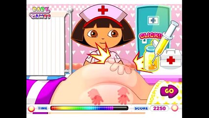 Cartoon game. Dora The Explorer - Baby Dora Injection Learning. Full Episodes in English 2016