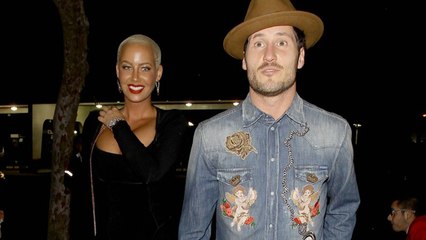 Amber Rose and Val Chmerkovskiy Have Dinner Together