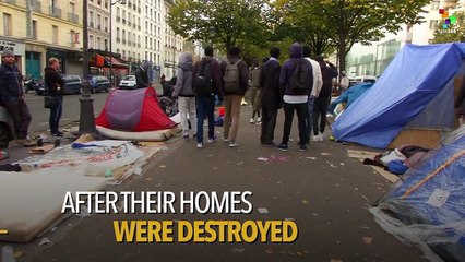 Calais Child Refugees Forced to Sleep in Ruins