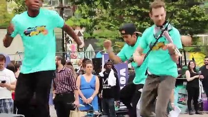 Asher performs for Mountain Dew and Nickelodeon