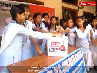 inext's Teacher Meter 2014 - Hunt for your favourite teacher