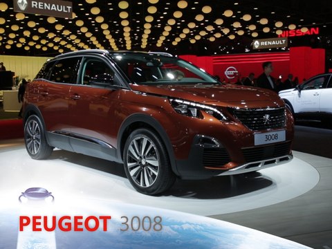Peugeot 3008 en direct du Mondial de Paris 2016