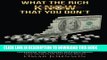 New Book What The Rich Know That You Don t: How The Rich Think Differently From The Middle Class