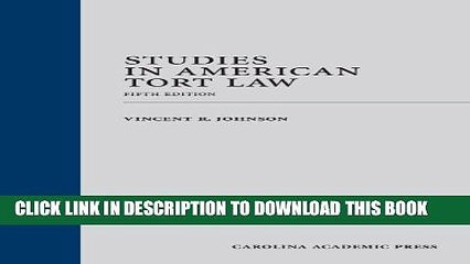 [PDF] Studies in American Tort Law, Fifth Edition [Online Books]