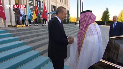 Cumhurbaşkanı Erdoğan, Suudi Arabistan Veliaht Prensi Nayif'i kabul etti