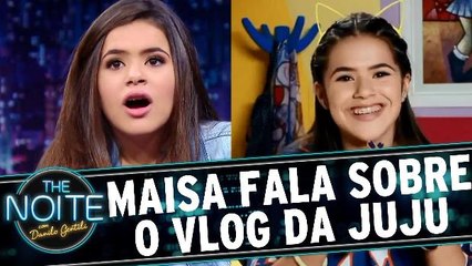 Maisa fala sobre sua amiga Juliana Almeida, do Vlog da Juju