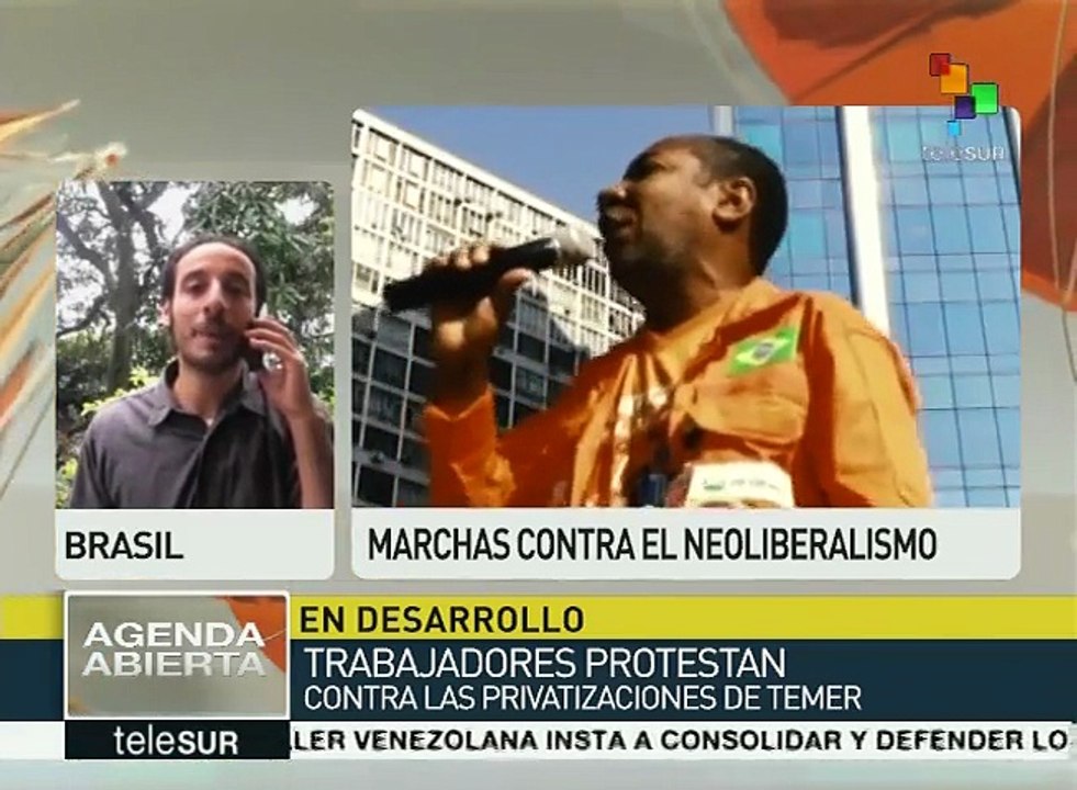 Trabajadores de Brasil se movilizan contra las políticas de Temer