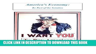 New Book America s Economy: Be Part of the Solution