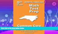 different   North Carolina 5th Grade Math Test Prep: Common Core Learning Standards
