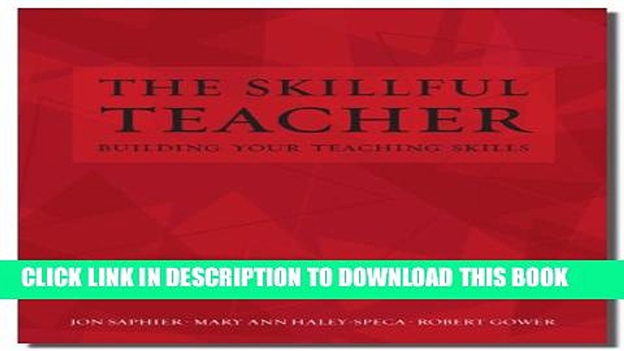 [PDF] The Skillful Teacher: Building Your Teaching Skills Popular Online