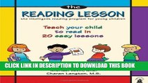 Collection Book The Reading Lesson: Teach Your Child to Read in 20 Easy Lessons