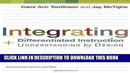 [PDF] Integrating Differentiated Instruction and Understanding by Design: Connecting Content and